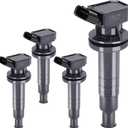 YHTAUTO Set of 4 Ignition Coil Packs Replacement for Toyota Corolla 2000-2008, Matrix 2003-2008, Celica Mr2 Spyder Pontiac Vibe Chevrolet Prizm L4 1.8L, Replace 6731306