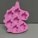 3 Pack Medium Size 7 Cavities Unicorn Silicone Chocolate Mold for Making Unicorn Shape Gummy, Candy, Chocolate, Ice Cube, Jelly, Mousse, Small Cake