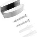 Bottom Guide for Sliding Shower Door,304 Stainless Steel Shower Room Frameless Sliding Glass Doors Stopper Bumper Mounted - Replacement for 8-14mm