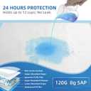 SOFYFINE Extra Large Chucks 36"x36" Disposable XXL Heavy Duty Absorbent Elderly Adults Incontinence Bed Pads,Waterproof Thicken Puppy Pee Pad,Changing Underpads for Women and Baby[25 Pads]
