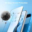 GONEZ Magnetic for iPhone 16 Pro Case, [Compatible with MagSafe] Anti-Scratch Microfiber Lining & Screen Protector, Silicone Camera Control, Shockproof Slim Phone Cover 6.3 inch, Wave Blue