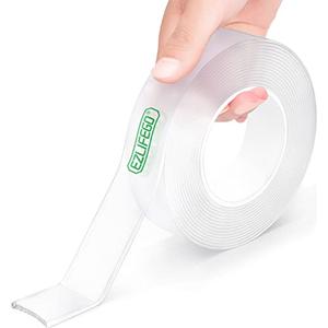 EZlifego Double Sided Tape Heavy Duty(Extra Large 16.5FT), Nano Adhesive Mounting Tape Wall Decor,Sticky Picture Hanging Adhesive Strips Poster Tape