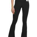 HEGALY Women's Flare Yoga Pants with Pockets - Crossover High Waisted Tummy Control Gym Workout Sweatpants, M