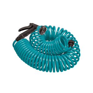 Orbit 26381 Coil Garden Hose, 25 ft, Blue