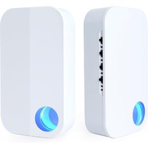 Air Ionizers for Home Plug In with 4 negative Ion Brush Heads,Ultra-Quiet Ionizer Air Purifier for Home,Portable Negative Ion Air Purifier for Bedroom Office Kitchen (2)