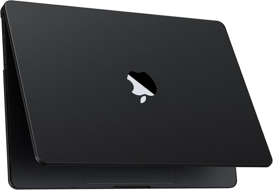 Macaset Compatible withMacBook Pro 14 inch Case | 2026-2021 M5 M4 M3 M2 M1 Pro/Max | 100% Match Official Color | Hard Shell Laptop Cover | Space Black Clear