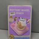 Pottery Wheel for Kids, Girls Arts and Crafts Toys for Kids Ages 8-12,Pottery Craft Kit with 3 Pack Air-Dry Clay, Art Supplies for Kids Toys Girls Birthday Gift for 6 7 8 9 10 11 12+ (Pink)