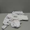 6-Pack Girls and Toddlers' Tank Tops Racerback Sleeveless Undershirts Girls Dance Tops (9-10 Years, White)