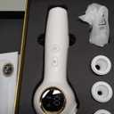 Blackhead Extractor with Camera, Black Head Remover for Face,Pore Extractor for Black Head and Acen, Blackhead Remover Tools with USB Rechargeable, Blackhead Remover Vacuum (White)