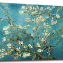 Vincent Van Gogh Canvas Wall Art, Almond Blossom Tree Classic Painting, Famous Artwork Picture Poster Print Wall Decor for Living Room Bedroom Office - 24"x36"