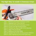 5 x Thten 14 inch Top Handle Saw Chain Compatible with ECHO CS-2511T,CS-280,CS-290,CS-300,CS-301,CS-302,CS-303T,CS-305,CS-310,CS-315,CS-330,CS-330T,CS-340,CS-341 0.050" Gauge 52DL 3/8" LP pitch 5 Pack