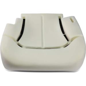 DNA Motoring Driver Side Front Bucket Seat Bottom Lower Cushion Pad Upgrade Compatible with 99-02 Silverado 1500 2500, White, ZTL-Y-0037, 1 Count (Pack of 1)