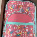 Stephen Joseph, Kids Rolling Carry-On Luggage, 12.5"L x 6.5"W x 18"H, Red Mermaid