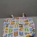 Bluboon Waterproof Beach Tote Pool Bags for Women Ladies Extra Large Carry On Bag With Wet Compartment for Weekender Travel (Slipper)