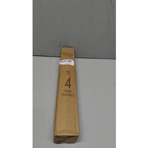 SHACOS Round Placemats Set of 4 Round Table Placemats Braided Cotton Place Mats 15 inch for Kitchen Dining Table Holiday Party (Mixed Color Pea Green, 4)