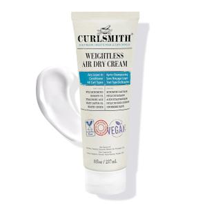 CURLSMITH - Weightless Air Dry Cream - Vegan Leave-In Conditioner for Any Hair Type, Smooths Hair (8 Fl Oz (Pack of 1))