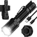 M30 Tactical Flashlight-3300 High Lumen Duty Belt Flashlight for Law Enforcement,Police EDC Flashlights with Holster Tactical Gear