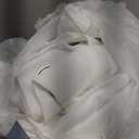 H.VERSAILTEX White Sheer Linen Curtains for Living Room 84 inches Long Bedroom Curtains 2 Panel Sets Grommet Semi Sheer Elegant Soft Light Filter Window Treatments Curtain, White