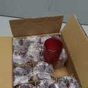 Woho Red Votive Candle Holders Bulk Set of 12, Glass Tea Lights Candle Holder for Wedding Table Centerpiece, Studded Diamond Tealight Candle Holder for Christmas Party Holiday Home Decor