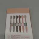 6-Piece Silicone Baby Feeding Spoons, First Stage Infant Spoons, Soft-Tip Easy on Gums I Baby Training Spoon | Infant Utensils Feeding Supplies, Dishwasher & Boil-proof