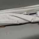 No Tools No Drill Cordless Roman Shades for Indoor Windows 100% Blackout, for Window Size 23" W × 48" H White