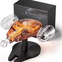Kollea Birthday Gifts for Men Dad, Galaxy Spaceship Whiskey Decanter Sets for Men, Spacecraft Limited Edition, 2 Funny Shot Glasses, Unique Guys Brother Gift Idea, Decanter for Bar, Anniversary