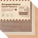ROBOTIME 6-Pack Laser Wood Sheets 1/8" - 12 x 12 x 1/8 Inch - Cheery2Pcs &Walnut2Pcs &Maple2Pcs - 3mm Plywood for Laser Cutting, Laser Engraving Blanks