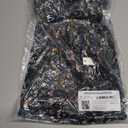 Amazon Essentials Women's Cap Sleeve Boat-Neck Faux Wrap Dress (Medium, Black Ditsy Floral)