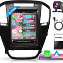 6G+128G Android Car Radio for Buick Regal 2009-2013, Rimoody Car Stereo CarPlay Android Auto 9.7 inch Vertical Touchscreen GPS WiFi Mirror Link Bluetooth FM/RDS EQ USB + Backup Camera