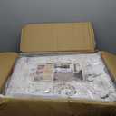 Area Rug 10x14 Washable Brown Vintage Traditional Mat Distressed Indoor Foldable Thin Retro Accent Floral Non Slip Carpet for Living Room Dining Room Office (Green and Brown)