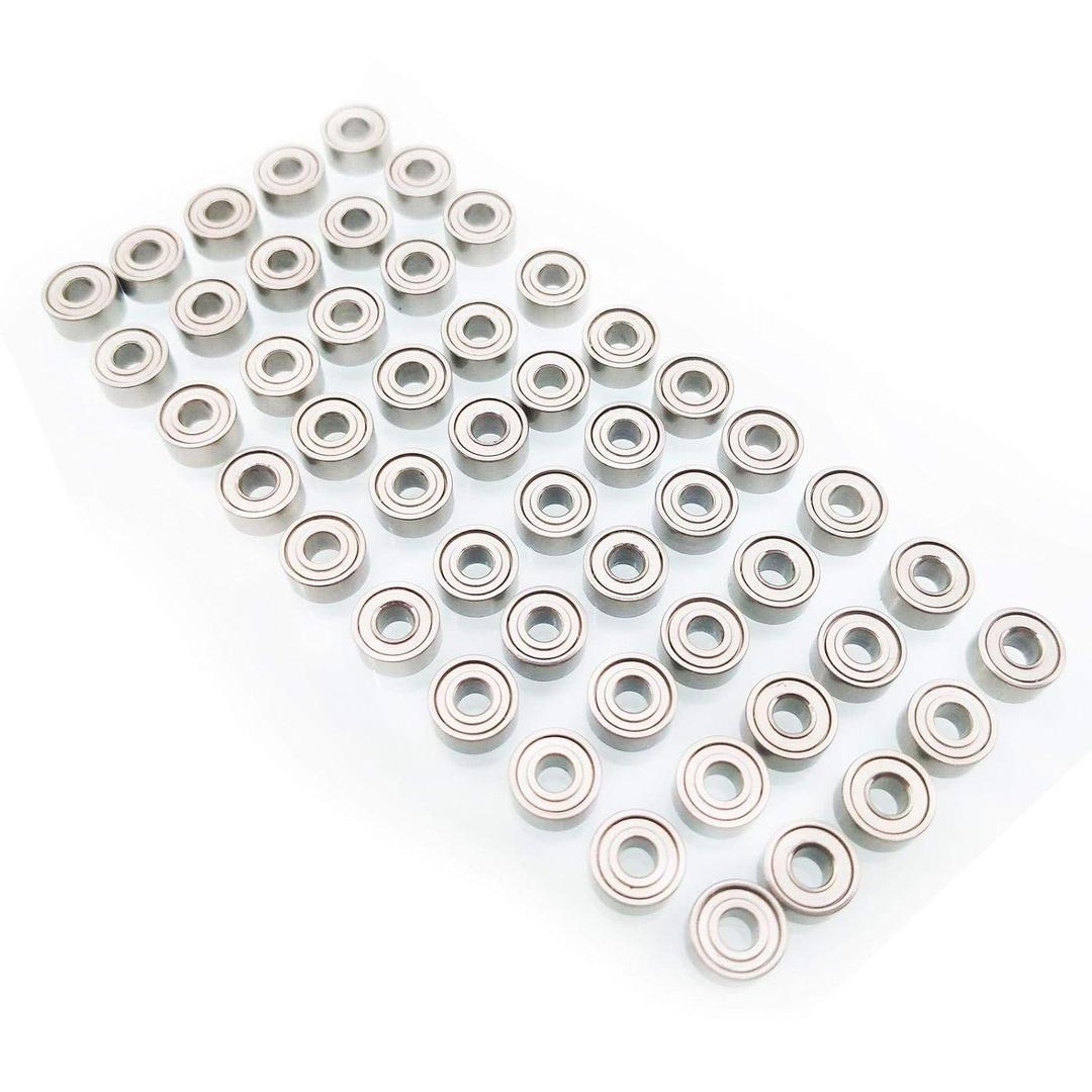 50pcs MR52ZZ 2 x 5 x 2.5mm Miniature Ball Mini Bearings