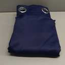 Hiasan Blackout Curtains for Bedroom, 52 x 54 Inches Long - Thermal Insulated & Energy Saving Window Curtains for Living Room, 2 Drape Panels Sewn with Tiebacks, Navy