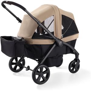 Graco Ready2Roll Stroller Wagon - All Terrain Baby Wagon Stroller for 2 Kids, Compact Foldable Wagon, Accepts Infant Car Seats, Manufacturing Date: 2025/04/25