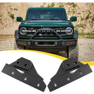 Front Bumper Fog Light Mount Brackets Fog Light Mount Brackets for 3 Inch LED Pod Compatible with Ford Bronco 2021-2024 (NOT for Bronco Sport)