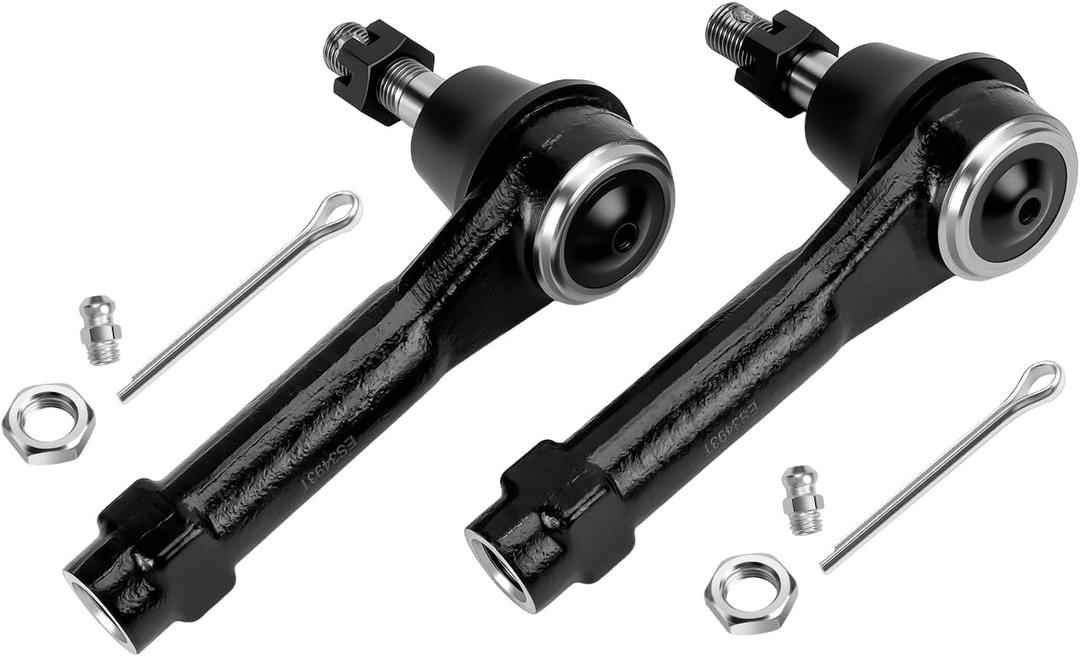 LCWRGS Front Outer Tie Rod Ends Fits for 1999-2006 Chevy Silverado 1500/2500, Tahoe, Suburban 1500/2500, Avalanche 1500, GMC Sierra 1500/2500, Yukon XL 1500/2500, Cadillac Escalade ESV EXT