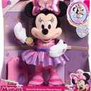 Just Play Minnie Disney Junior Mouse Sing and Dance Butterfly Ballerina Lights and Sounds Plush, Sings Just Like a Butterfly, Kids Toys for Ages 3 Up