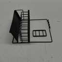 NET MEYA Sponge Holder for Kitchen Sink, Stainless Steel Sink Caddy With Brush Holder and Dishcloth Holder, Kitchen Countertop Soap Dispenser Organizer, Kitchen Accessories for Organization