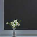 DOWELL Blackout Window Film, 100% Light Sun Blocking Static Cling Frosted Privacy Film for Glass, Heat Control Removable Window Tint, Room Darkening Cover for Day Sleep, Black, 23.6" x 118"