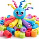 Frienda 50 Pcs Pool Noodles Bits Multicolor Craft Small Size Versatile Mixed Floating Pool Noodles Foam Rope Tube for Play or DIY Craft Multipurpose (Mixed Sizes,Pastel Colors)