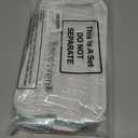 Kacctyen Clear Nylon Makeup Bag Preppy Cosmetic Bag Transparent Toiletry Pouch with Zipper Travel Skincare Toiletry Pouch Portable Cute Preppy Pencil Case for Girls Women School Stuff(Green Stripe)