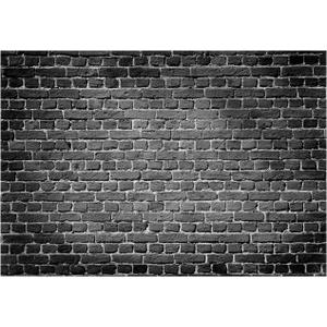YYNXSY Gray Brick Retro Plastic Brick Wall Background - Decorative Fabric Wall Cover - 6X4FT YY-13