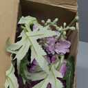 Thiccywoov 12 Pcs Delphinium Artificial Flowers, 33.5'' Long Stem Lifelike Faux Silk Flower Fake Look Real Bouquet for Tall Vase DIY Wedding Party Home Kitchen Arrangement Decor(Purple)