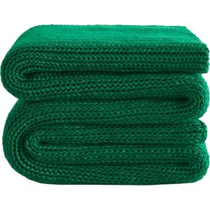 L'AGRATY Knitted Weighted Blanket - 48"x72" 20lbs Cooling Knit Heavy Blankets for Adults Braided Crochet Throw Thick Cable Chunky Yarn Decorative No Beads Evenly Weighted Machine Washable