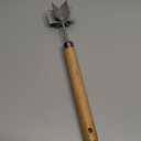 Palksky Meat Chopper Stainless Steel, 6 Curve Blades Meat Masher, 11 Inch Ground Beef Chopper Tool & Hamburger Smasher, Meat Pounder & Multi-Purpose Kitchen Tool