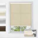 LazBlinds No Tools No Drill Cordless Cellular Shades, Light Filtering Honeycomb Shades for Home, Thermal Insulation Blinds for Windows, 29" W x 48" H, Beige