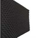 Egg Crate Foam soundproof wall panels,Sound Absorbing for Studio,48''X24''X2'' inch Acoustic Panels, high-Density Fireproof sound proof panels for walls (4P Black)