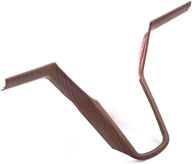 Lcojicep Fit forTesla Model 3 2017-2021 Center Control Steering Panel Decorative Frame Protection Cover Inner Trim (Pear Wood Grain)