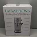 CASABREWS CM5418 Espresso Machine 20 Bar, Compact Espresso Maker with Steam Milk Frother, Stainless Steel Coffee Machine with 34oz Removable Water Tank for Cappuccino, Gift for Women or Men, Silver