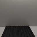 Art3d Slat Wall Panel, 3D Fluted Textured Panel 12-Tile 19.7 x 19.7in. - Black