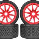 1/7 1/8 On Road Tire Set On Road Tire Tyre 17mm Wheel Rims for Arrma 1/7 Infraction Limitless Felony FS Racing Model GT RC Car Upgrade On Road Tyre 4Pcs One Set